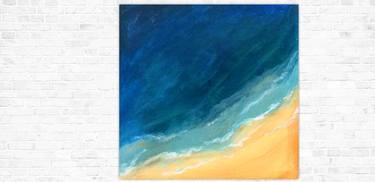 Original Abstract Expressionism Beach Paintings by Sandamini Perera