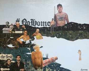 Print of Dada Men Collage by Ray Monde