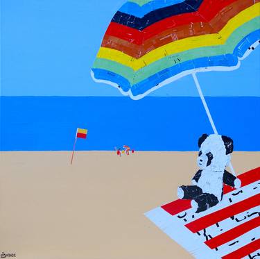 Print of Pop Art Beach Collage by Ray Monde