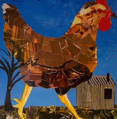 Original Pop Art Animal Collage by Ray Monde