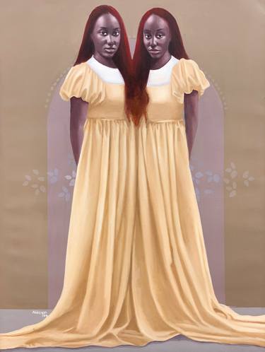 Print of Realism Women Paintings by Emmanuel Afolayan