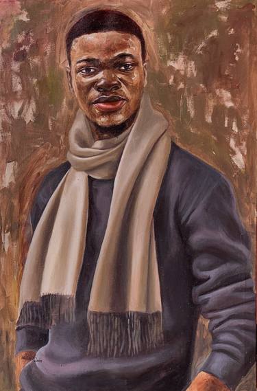 Print of Realism Men Paintings by Emmanuel Afolayan