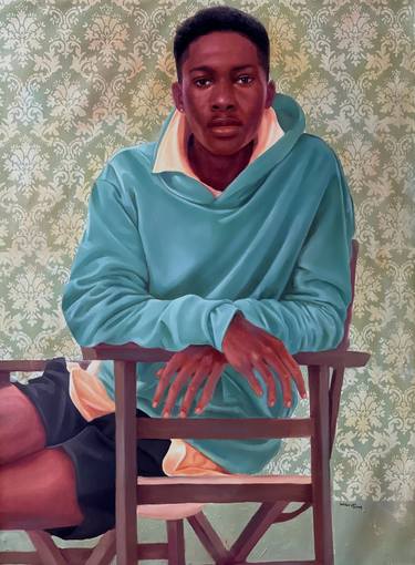 Original Realism Men Paintings by Emmanuel Afolayan