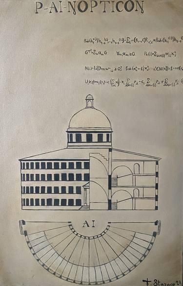 Original Illustration Architecture Paintings by Tommaso Starace