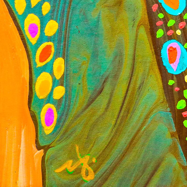 Original Abstract Expressionism Nature Painting by Mayra Bibiana