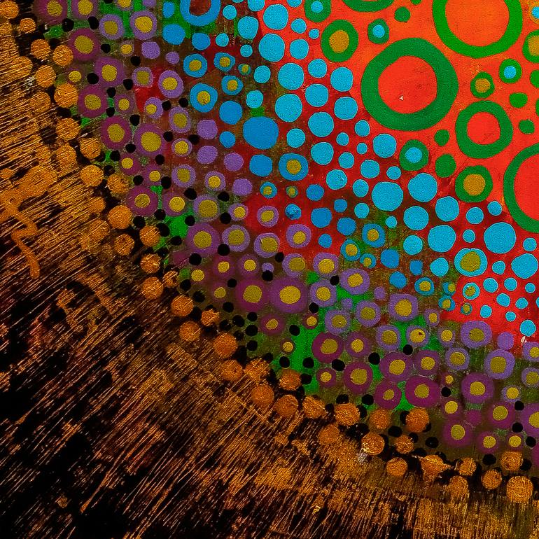 Original Abstract Expressionism Fantasy Painting by Mayra Bibiana