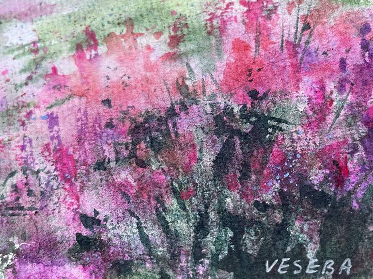 Original Expressionism Landscape Painting by VESEBA art