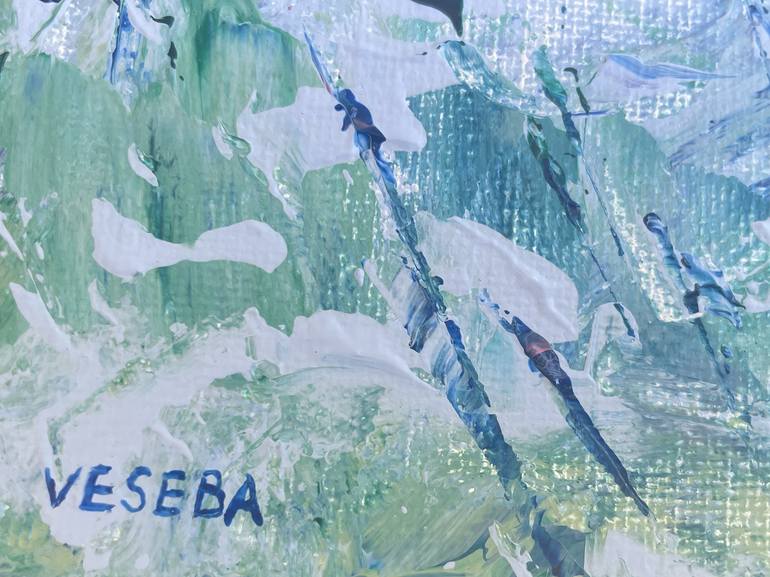 Original Abstract Expressionism Abstract Painting by VESEBA art