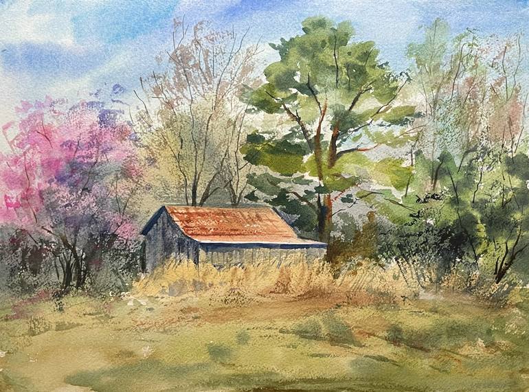Original Contemporary Landscape Paintings by Veseba Art