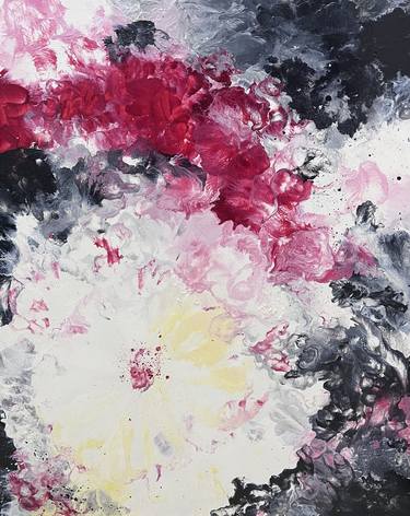 Original Abstract Floral Paintings by Angels Unity
