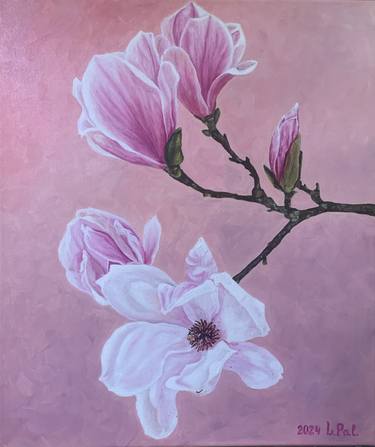 Original Floral Paintings by Angels Unity