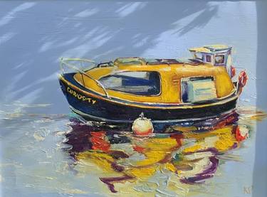 Original Realism Boat Paintings by Angels Unity