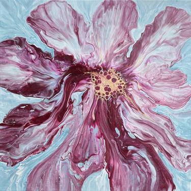 Original Abstract Floral Paintings by Diane Nelson