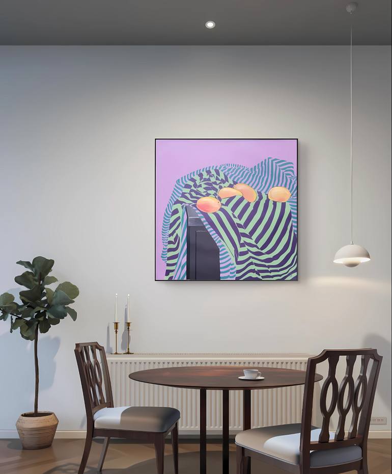 Original Abstract Still Life Painting by Catherine Roll