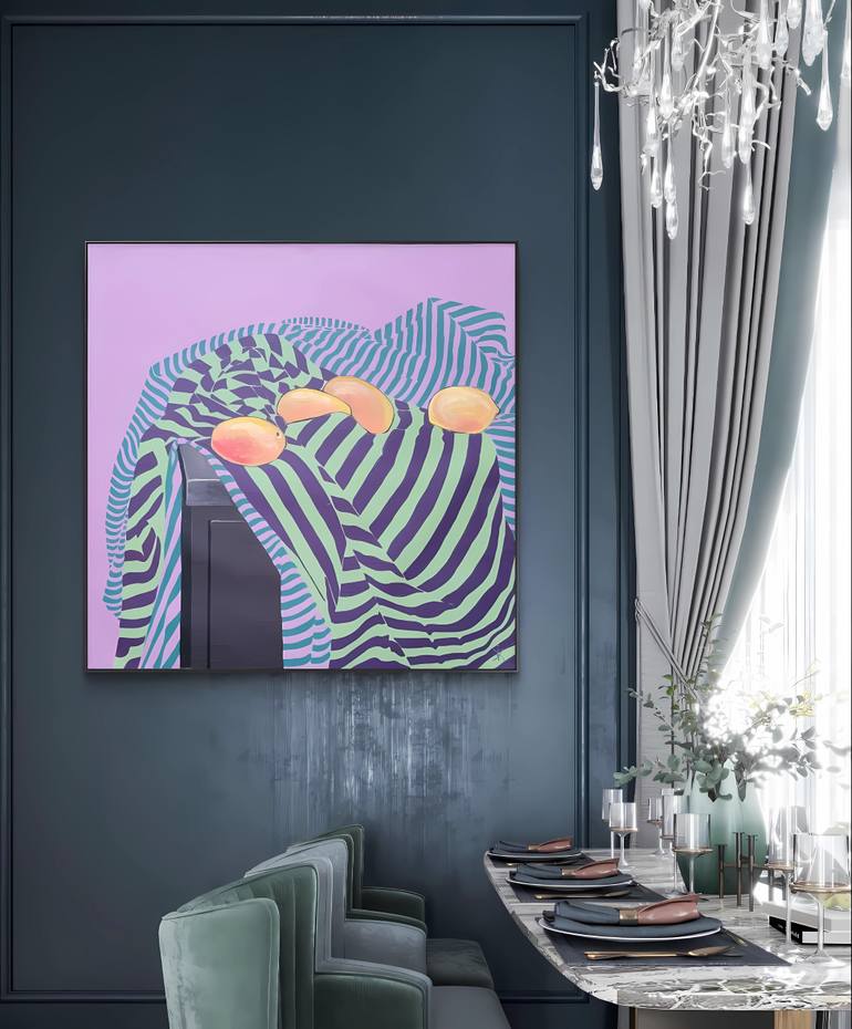 Original Abstract Still Life Painting by Catherine Roll