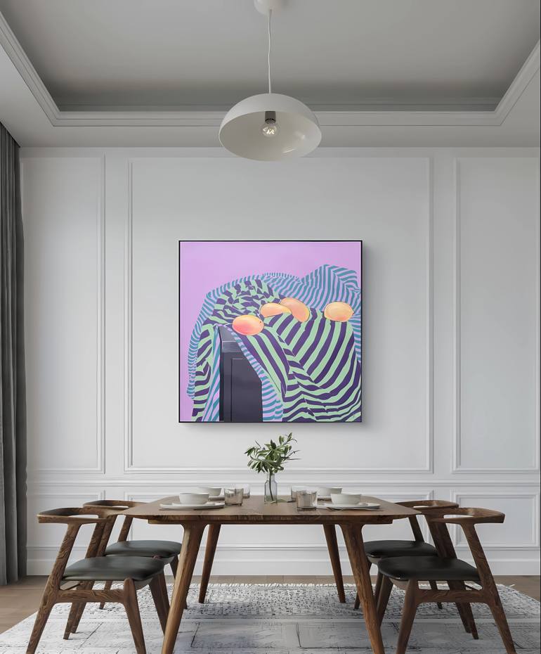 Original Abstract Still Life Painting by Catherine Roll