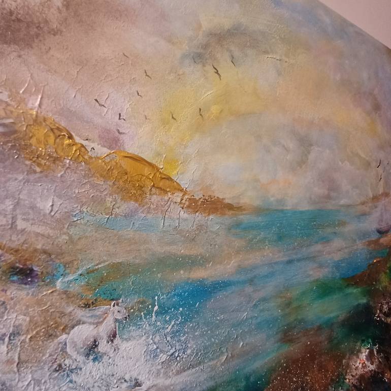 Original Illustration Abstract Painting by Armenuhi Gharagyozyan