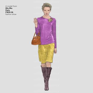 Original Contemporary Fashion Mixed Media by Costas Demetropoulos