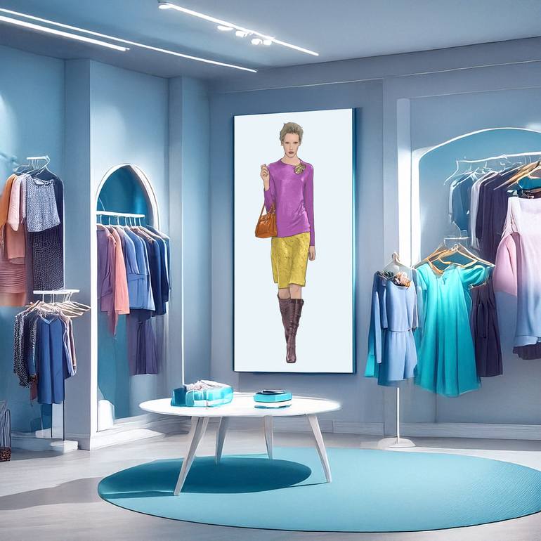 Original Contemporary Fashion Mixed Media by Costas Demetropoulos