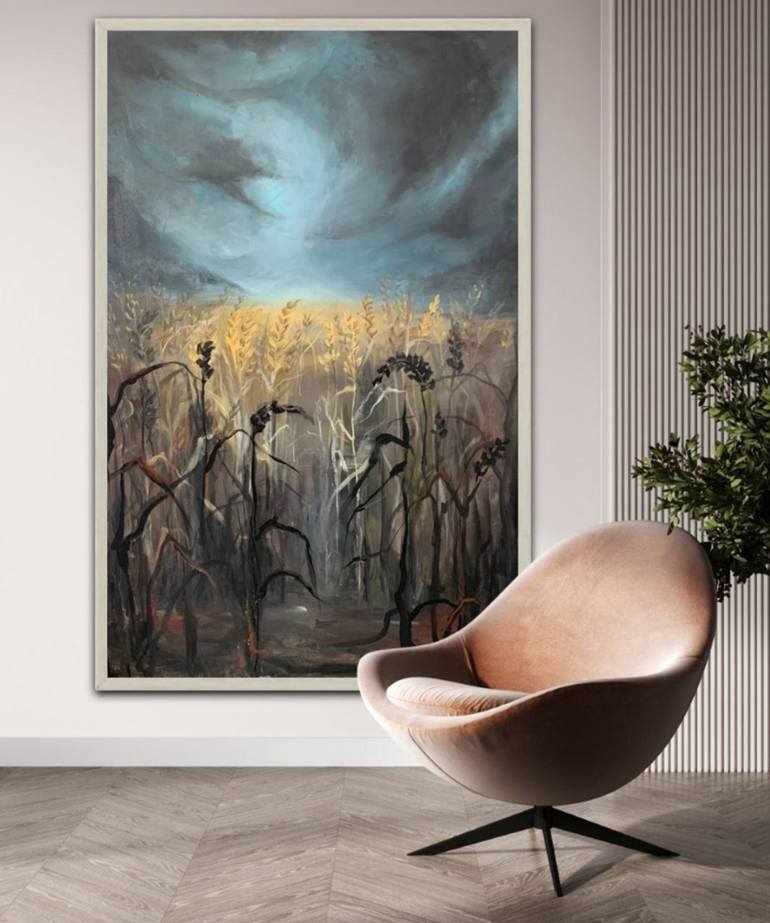 Original Impressionism Nature Painting by Tetiana Horets
