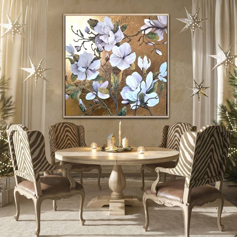 Original Impressionism Floral Painting by Tetiana Horets