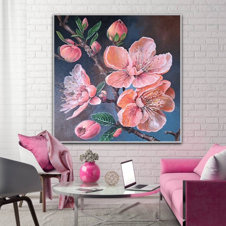 Original Impressionism Botanic Painting by Tetiana Horets