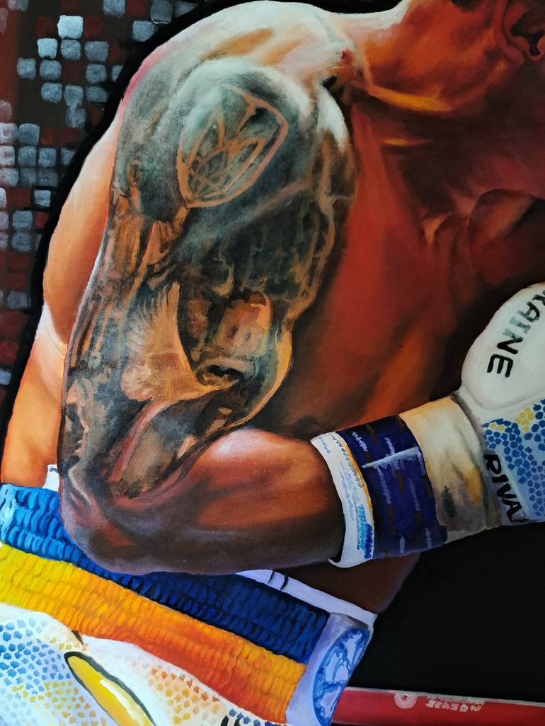 Original Photorealism Sports Painting by Tetiana Horets