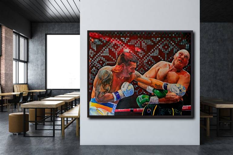 Original Photorealism Sports Painting by Tetiana Horets