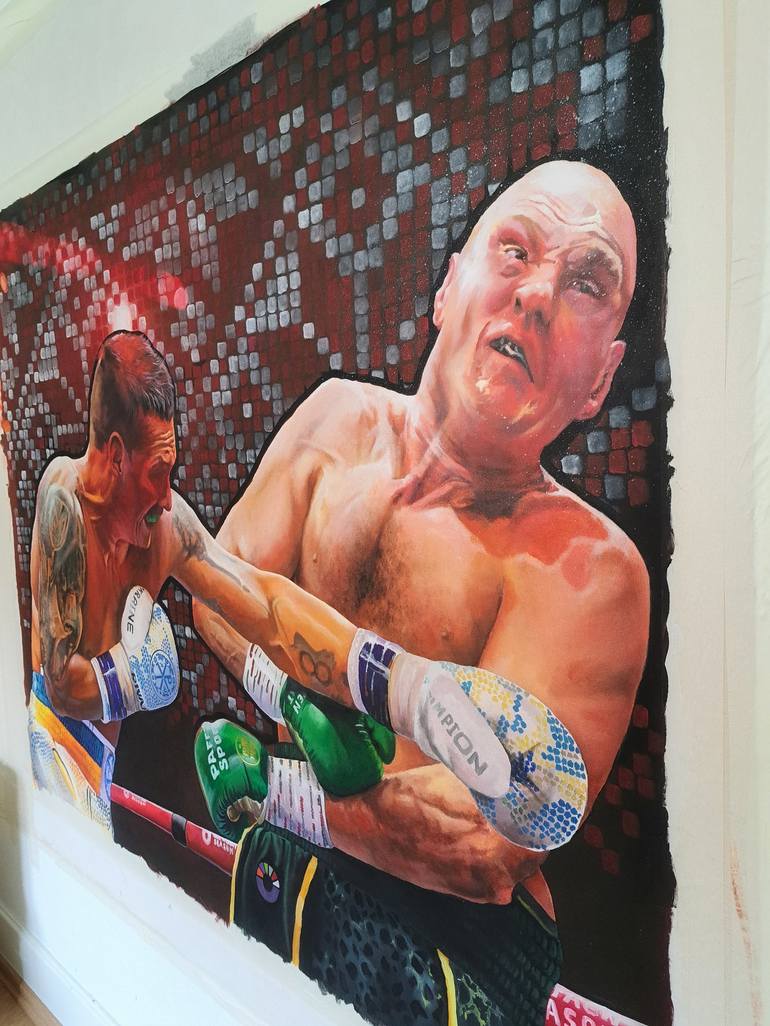 Original Photorealism Sports Painting by Tetiana Horets