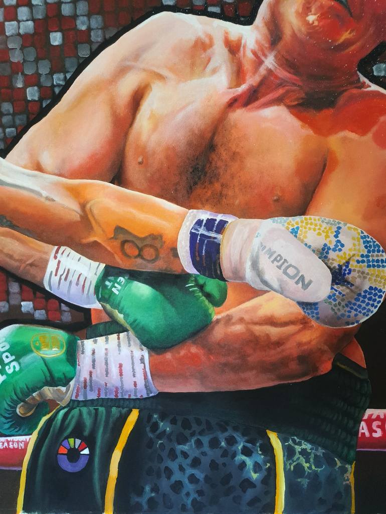 Original Photorealism Sports Painting by Tetiana Horets