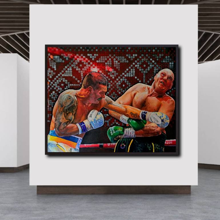 Original Photorealism Sports Painting by Tetiana Horets