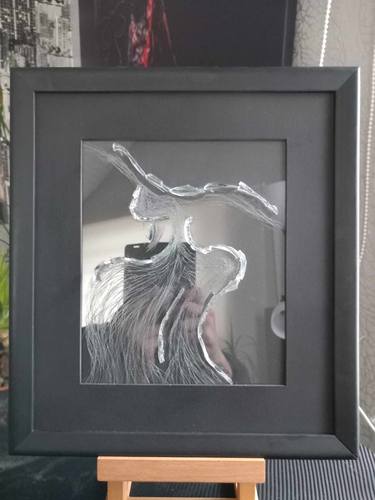 Original Abstract Women Mixed Media by Vygantas Navickas