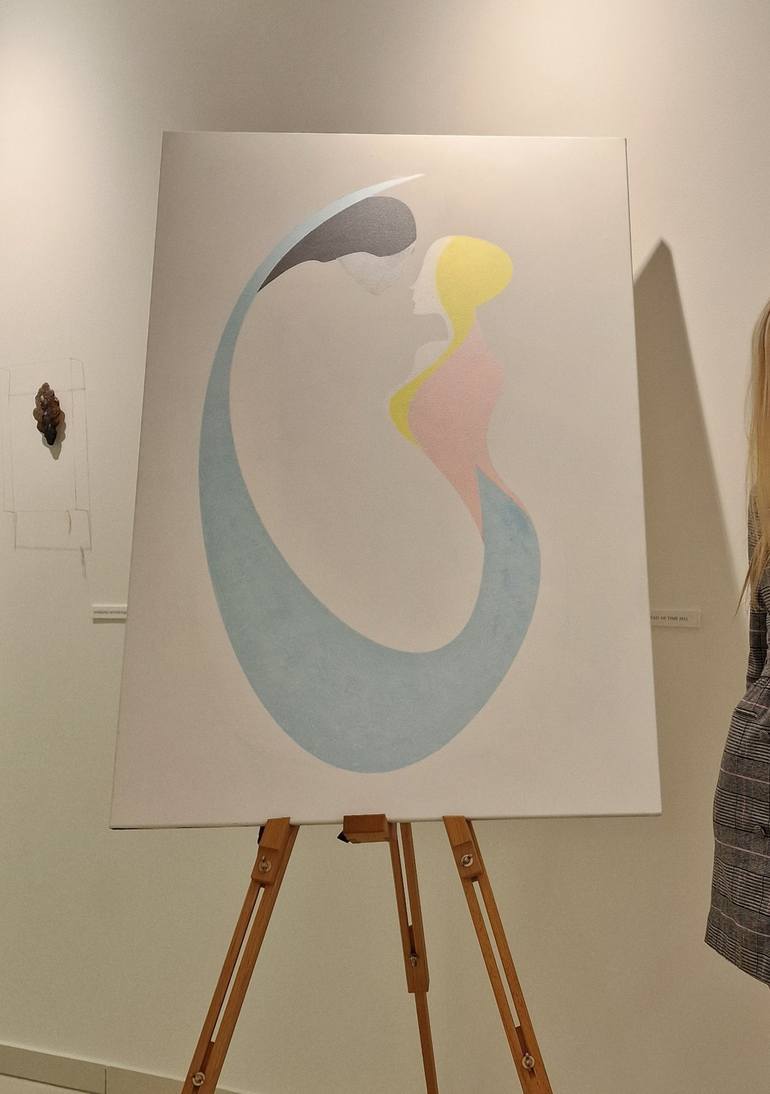 Original Abstract Family Painting by Vygantas Navickas