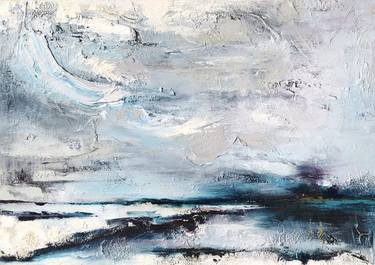 Original Abstract Expressionism Landscape Paintings by Ivi Mrak