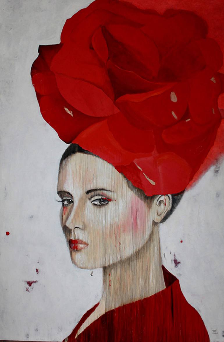 Original Women Painting by Tete Dura