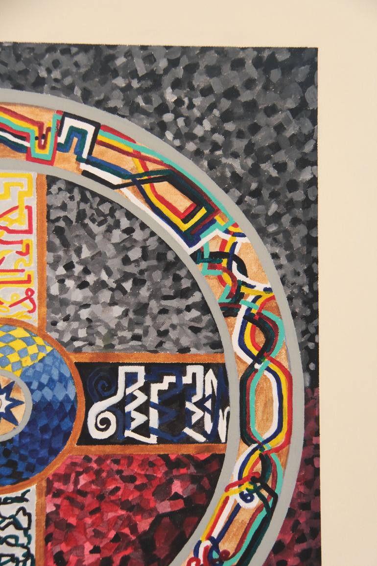 Original Conceptual Religion Painting by Andrea Pinto