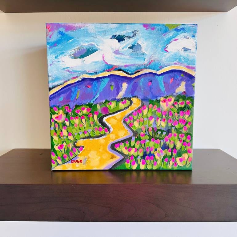 Original Impressionism Landscape Painting by Jeri Dube