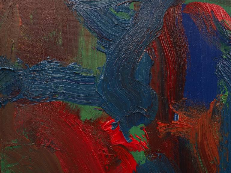 Original Abstract Expressionism Abstract Painting by Egidijus Godliauskas