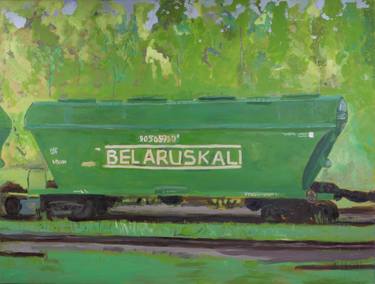 Original Pop Art Transportation Paintings by Egidijus Godliauskas