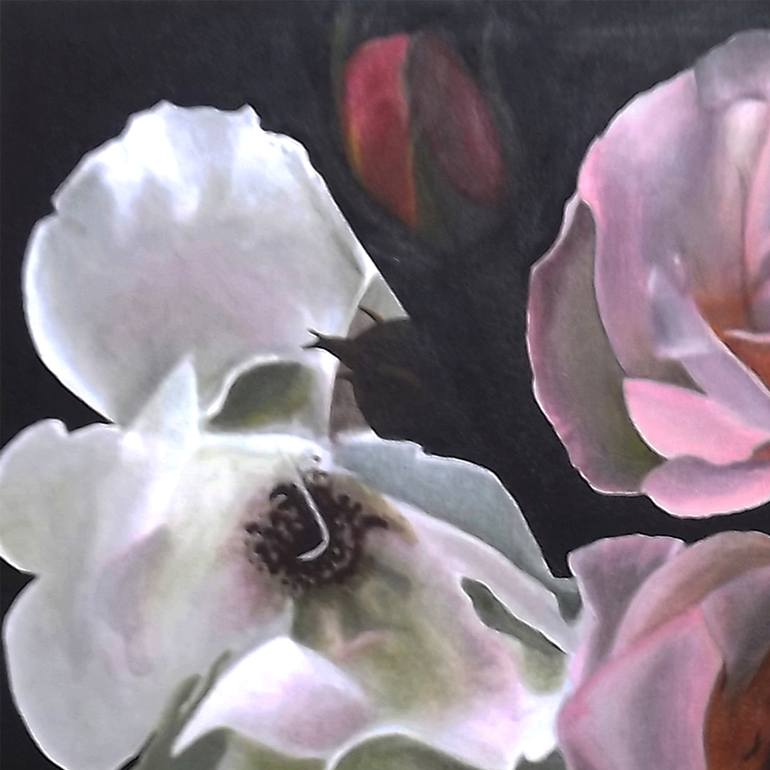 Original Realism Floral Painting by Van Banai