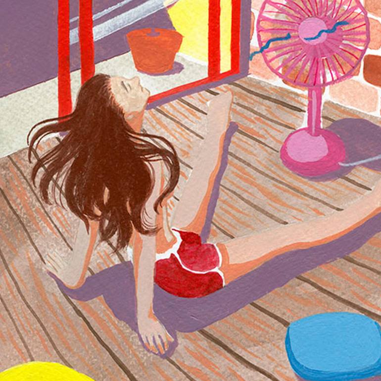 Original Figurative Women Mixed Media by Van Banai