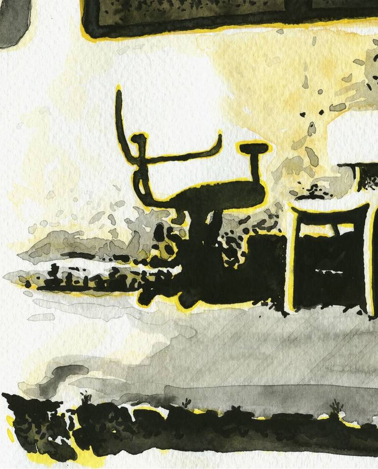Original Figurative Landscape Painting by Van Banai
