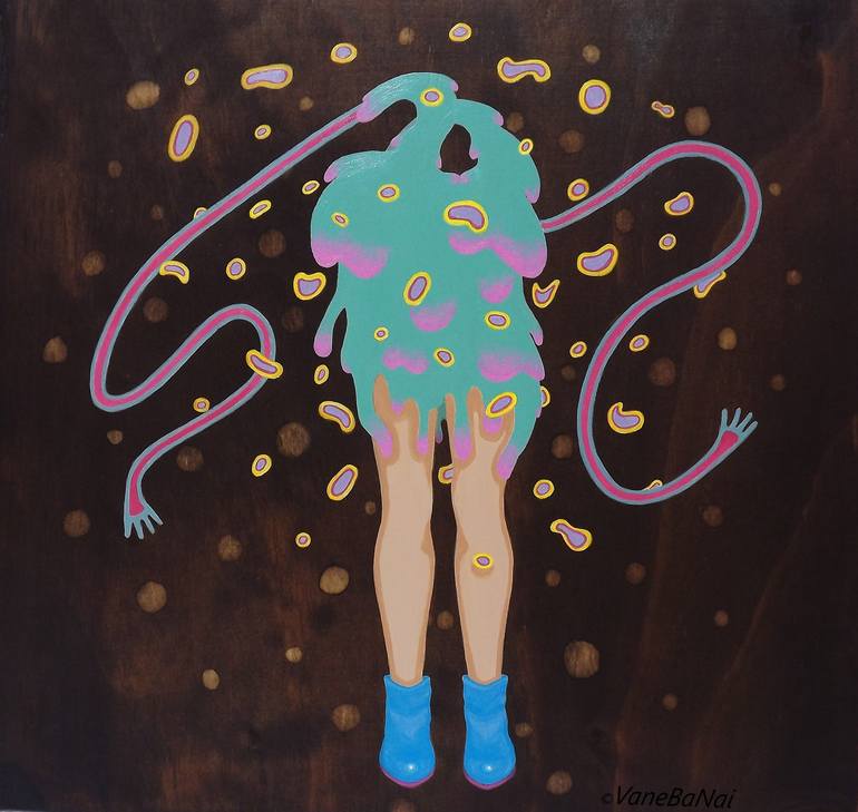Original Contemporary Abstract Paintings by Vane Banai