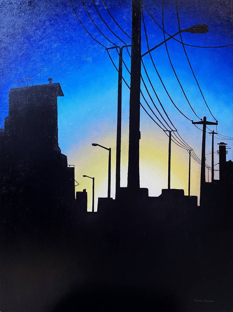 Original Figurative Landscape Paintings by Vane Banai