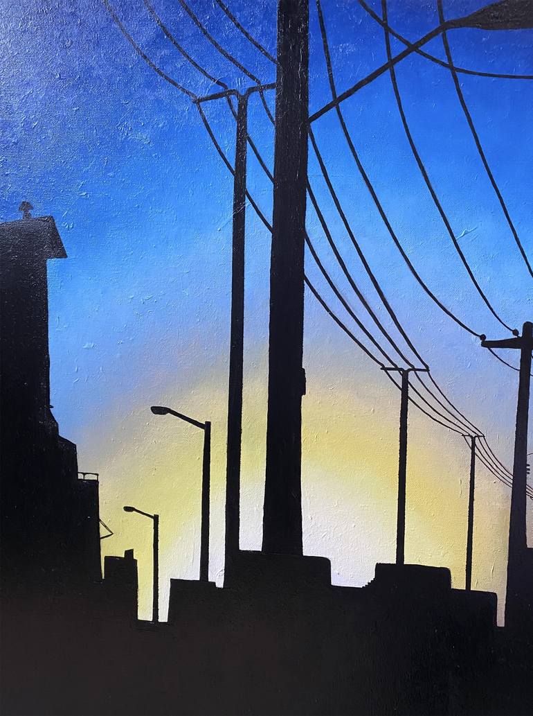 Original Figurative Landscape Painting by Van Banai