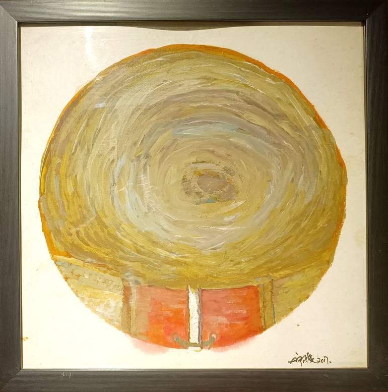 Original Abstract Expressionism Language Painting by Tannin Sun