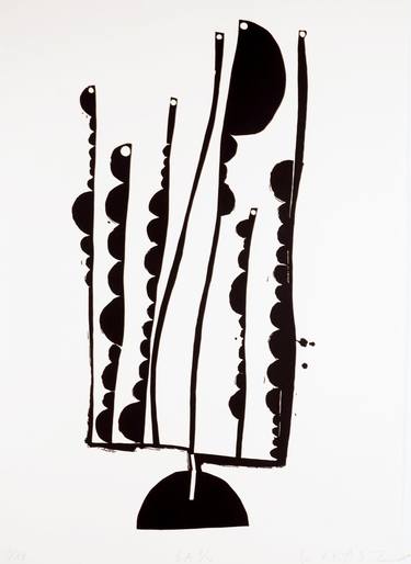 Original Black & White Abstract Printmaking by Lukasz Kurzatkowsi