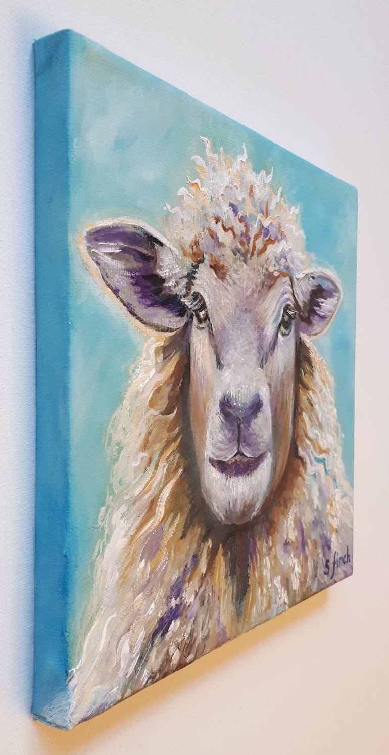 Original Expressionism Animal Painting by Sonia Finch