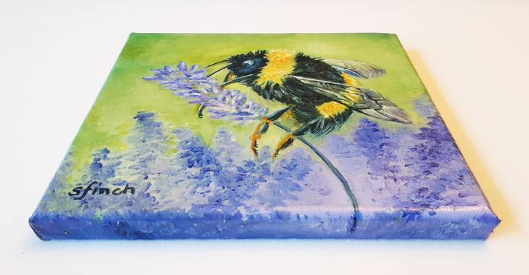 Original Expressionism Animal Painting by Sonia Finch