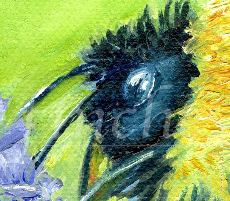 Original Expressionism Animal Painting by Sonia Finch